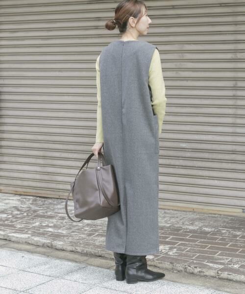 URBAN RESEARCH ITEMS / アーバンリサーチ アイテムズ ワンピース | ジャージメルトンジャンパースカート | 詳細16
