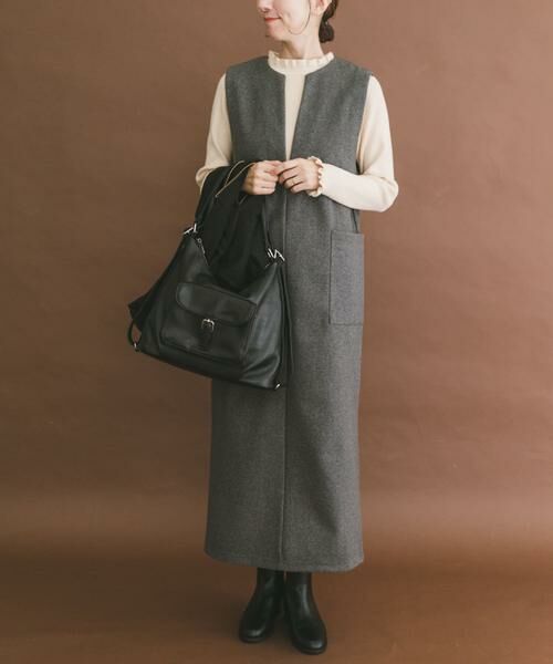 URBAN RESEARCH ITEMS / アーバンリサーチ アイテムズ ワンピース | ジャージメルトンジャンパースカート | 詳細17
