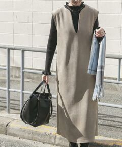 URBAN RESEARCH ITEMS / アーバンリサーチ アイテムズ ワンピース | フェイクスエードジャンスカ