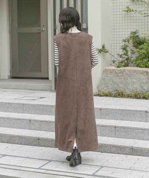 URBAN RESEARCH ITEMS / アーバンリサーチ アイテムズ ワンピース | フェイクスエードジャンスカ | 詳細6