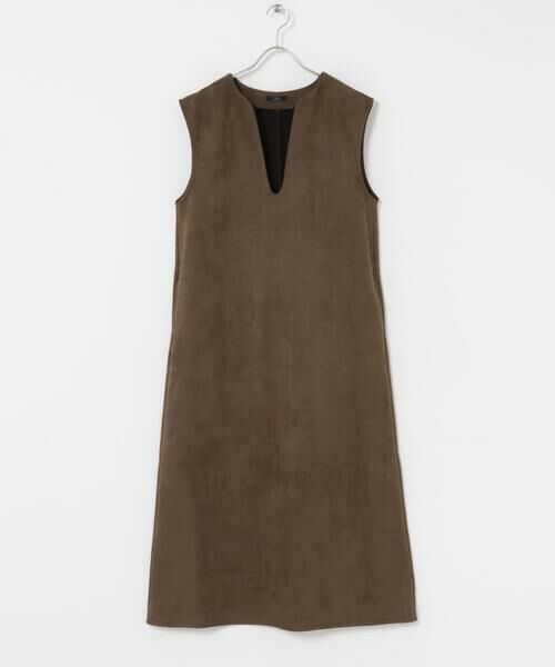 URBAN RESEARCH ITEMS / アーバンリサーチ アイテムズ ワンピース | フェイクスエードジャンスカ | 詳細7