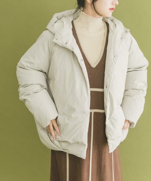 URBAN RESEARCH ITEMS / アーバンリサーチ アイテムズ ダウンジャケット・ベスト | GREENDOWNコクーンフードジャケット | 詳細5