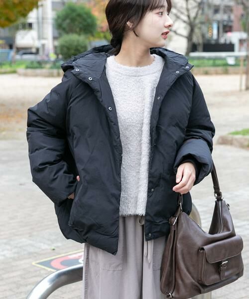 URBAN RESEARCH ITEMS / アーバンリサーチ アイテムズ ダウンジャケット・ベスト | GREENDOWNコクーンフードジャケット | 詳細10