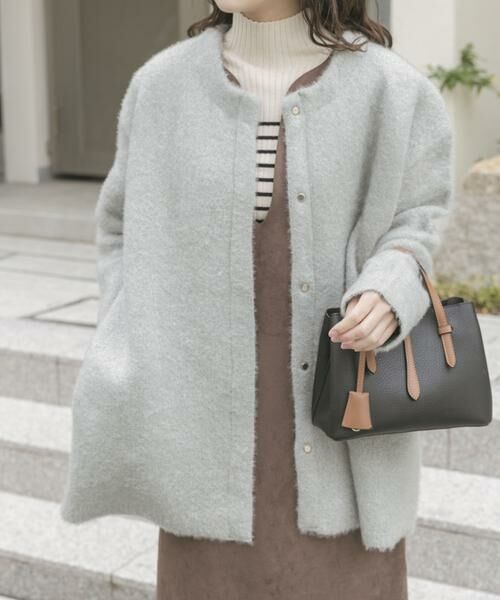 URBAN RESEARCH ITEMS / アーバンリサーチ アイテムズ その他アウター | ダブルフェイスミドルカーディガン | 詳細8