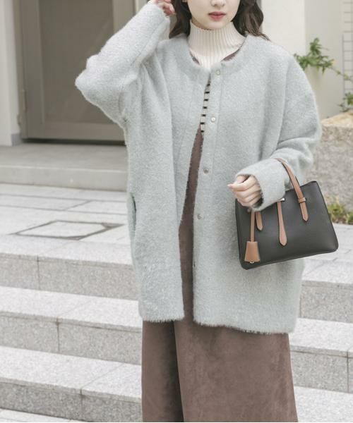 URBAN RESEARCH ITEMS / アーバンリサーチ アイテムズ その他アウター | ダブルフェイスミドルカーディガン | 詳細9