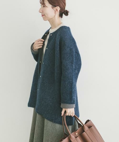 URBAN RESEARCH ITEMS / アーバンリサーチ アイテムズ その他アウター | ダブルフェイスミドルカーディガン | 詳細21