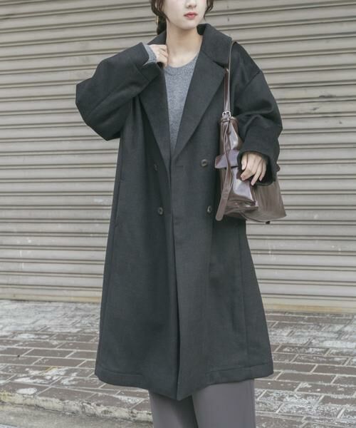 URBAN RESEARCH ITEMS / アーバンリサーチ アイテムズ その他アウター | ウールブレンドビッグコート | 詳細8