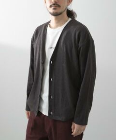 URBAN RESEARCH ITEMS / アーバンリサーチ アイテムズ Tシャツ | ストレッチイージーカーディガン＋刺繍Tシャツセット