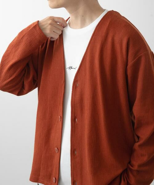 URBAN RESEARCH ITEMS / アーバンリサーチ アイテムズ Tシャツ | ストレッチイージーカーディガン＋刺繍Tシャツセット | 詳細2