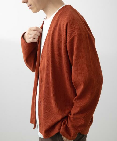 URBAN RESEARCH ITEMS / アーバンリサーチ アイテムズ Tシャツ | ストレッチイージーカーディガン＋刺繍Tシャツセット | 詳細4