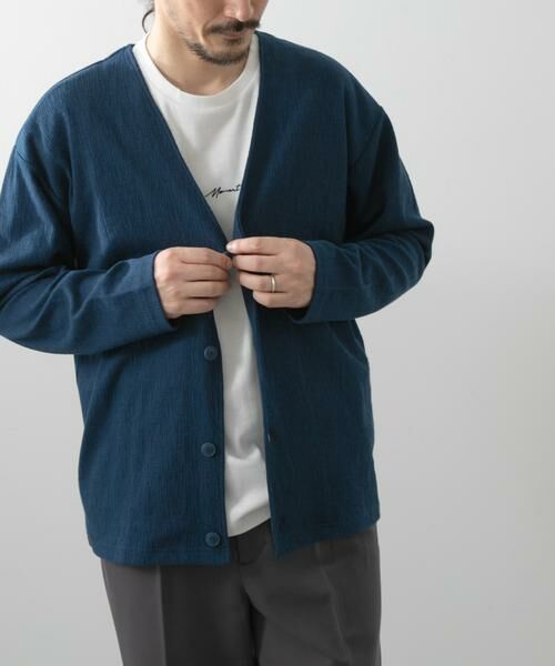 URBAN RESEARCH ITEMS / アーバンリサーチ アイテムズ Tシャツ | ストレッチイージーカーディガン＋刺繍Tシャツセット | 詳細14