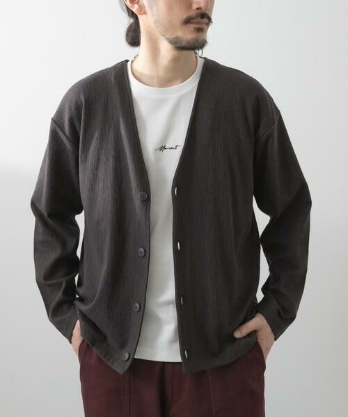 URBAN RESEARCH ITEMS / アーバンリサーチ アイテムズ Tシャツ | ストレッチイージーカーディガン＋刺繍Tシャツセット | 詳細21