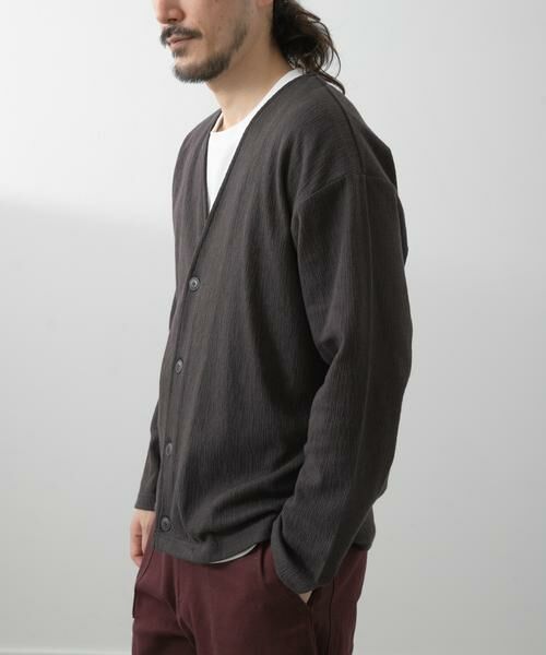 URBAN RESEARCH ITEMS / アーバンリサーチ アイテムズ Tシャツ | ストレッチイージーカーディガン＋刺繍Tシャツセット | 詳細22