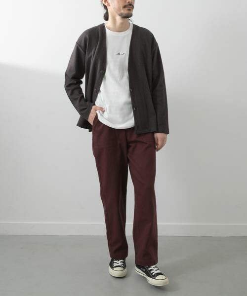 URBAN RESEARCH ITEMS / アーバンリサーチ アイテムズ Tシャツ | ストレッチイージーカーディガン＋刺繍Tシャツセット | 詳細24