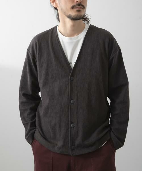 URBAN RESEARCH ITEMS / アーバンリサーチ アイテムズ Tシャツ | ストレッチイージーカーディガン＋刺繍Tシャツセット | 詳細25