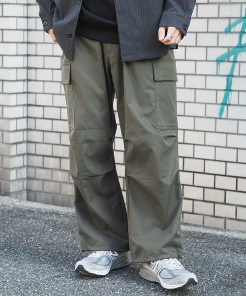 URBAN RESEARCH ITEMS / アーバンリサーチ アイテムズ その他パンツ | ウエストイージー ポリツイル カーゴパンツ | 詳細1