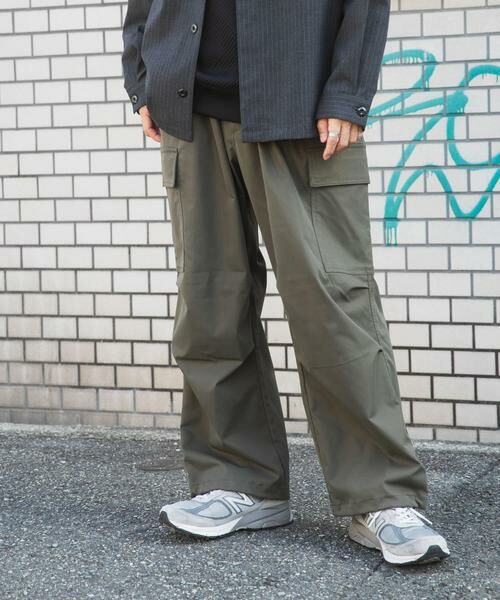 URBAN RESEARCH ITEMS / アーバンリサーチ アイテムズ その他パンツ | ウエストイージー ポリツイル カーゴパンツ | 詳細4