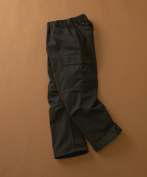 URBAN RESEARCH ITEMS/アーバンリサーチ アイテムズ ウエストイージー ポリツイル カーゴパンツ ブラック M URBAN RESEARCH ITEMS/アーバンリサーチ アイテムズ ウエストイージー ポリツイル カーゴパンツ ブラック M