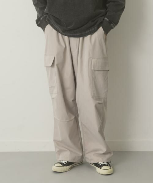 URBAN RESEARCH ITEMS / アーバンリサーチ アイテムズ その他パンツ | ウエストイージー ポリツイル カーゴパンツ | 詳細24