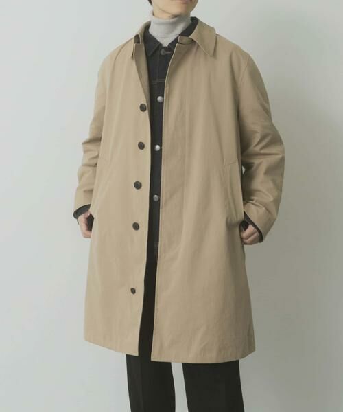 URBAN RESEARCH ITEMS/アーバンリサーチ アイテムズ 撥水 ウェザークロス バルマカーンコート ベージュ M