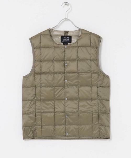 URBAN RESEARCH ITEMS / アーバンリサーチ アイテムズ ダウンジャケット・ベスト | TAION　CrewNeck Button Down Vest | 詳細13