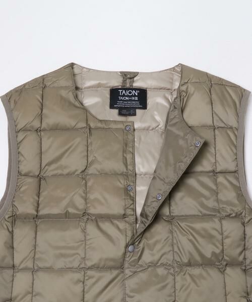 URBAN RESEARCH ITEMS / アーバンリサーチ アイテムズ ダウンジャケット・ベスト | TAION　CrewNeck Button Down Vest | 詳細14