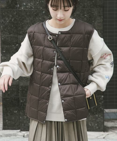 URBAN RESEARCH ITEMS / アーバンリサーチ アイテムズ ダウンジャケット・ベスト | TAION　CrewNeck Button Down Vest | 詳細15