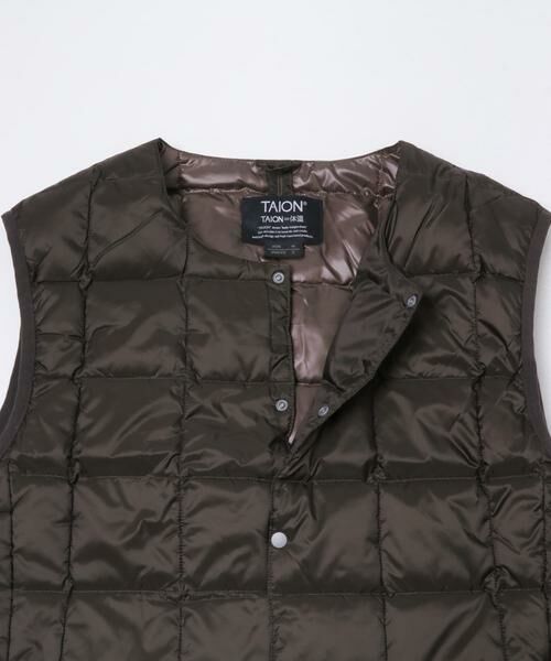 URBAN RESEARCH ITEMS / アーバンリサーチ アイテムズ ダウンジャケット・ベスト | TAION　CrewNeck Button Down Vest | 詳細28