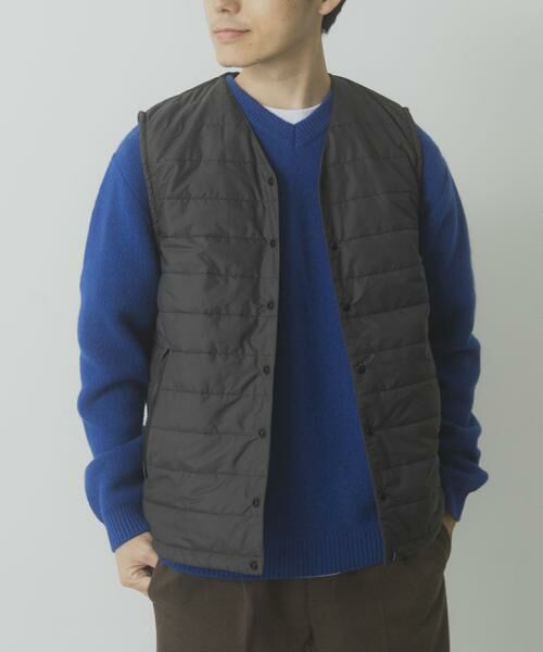 URBAN RESEARCH ITEMS/アーバンリサーチ アイテムズ 高機能 パデッドベスト ダークグレー M URBAN RESEARCH ITEMS/アーバンリサーチ アイテムズ 高機能 パデッドベスト ダークグレー M