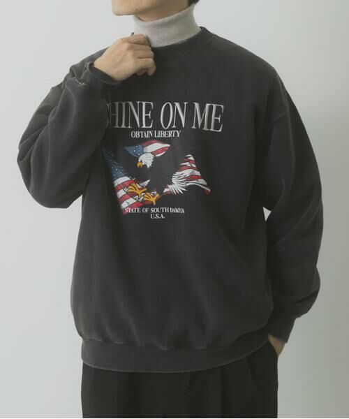 URBAN RESEARCH ITEMS / アーバンリサーチ アイテムズ スウェット | パウダー加工 裏起毛スウェットプルオーバー | 詳細6