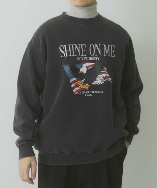 URBAN RESEARCH ITEMS / アーバンリサーチ アイテムズ スウェット | パウダー加工 裏起毛スウェットプルオーバー | 詳細7