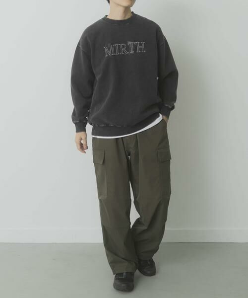 URBAN RESEARCH ITEMS / アーバンリサーチ アイテムズ スウェット | パウダー加工 裏起毛スウェットプルオーバー | 詳細21