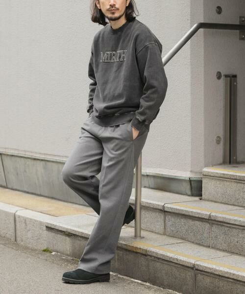 URBAN RESEARCH ITEMS / アーバンリサーチ アイテムズ スウェット | パウダー加工 裏起毛スウェットプルオーバー | 詳細15