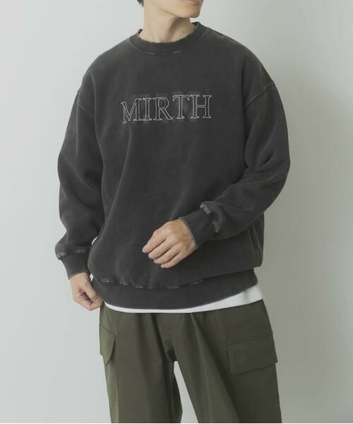 URBAN RESEARCH ITEMS / アーバンリサーチ アイテムズ スウェット | パウダー加工 裏起毛スウェットプルオーバー | 詳細19