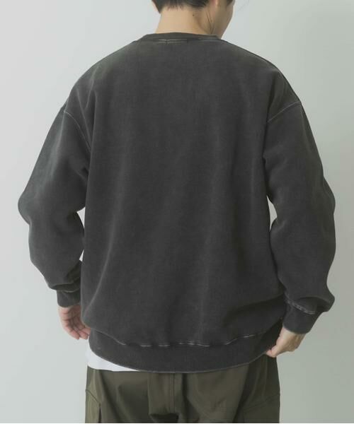 URBAN RESEARCH ITEMS / アーバンリサーチ アイテムズ スウェット | パウダー加工 裏起毛スウェットプルオーバー | 詳細20