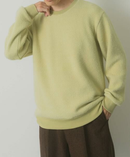 URBAN RESEARCH ITEMS / アーバンリサーチ アイテムズ Tシャツ | フェザーヤーン クルーネック ニットソー | 詳細1