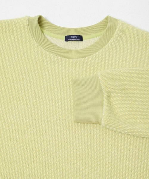 URBAN RESEARCH ITEMS / アーバンリサーチ アイテムズ Tシャツ | フェザーヤーン クルーネック ニットソー | 詳細5