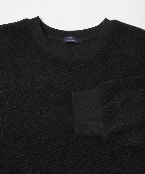 URBAN RESEARCH ITEMS / アーバンリサーチ アイテムズ Tシャツ | フェザーヤーン クルーネック ニットソー | 詳細21