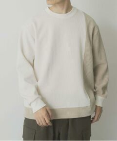 URBAN RESEARCH ITEMS / アーバンリサーチ アイテムズ Tシャツ | バイカラー切替 クルーネックTops