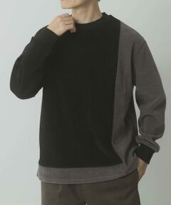 URBAN RESEARCH ITEMS / アーバンリサーチ アイテムズ Tシャツ | バイカラー切替 クルーネックTops