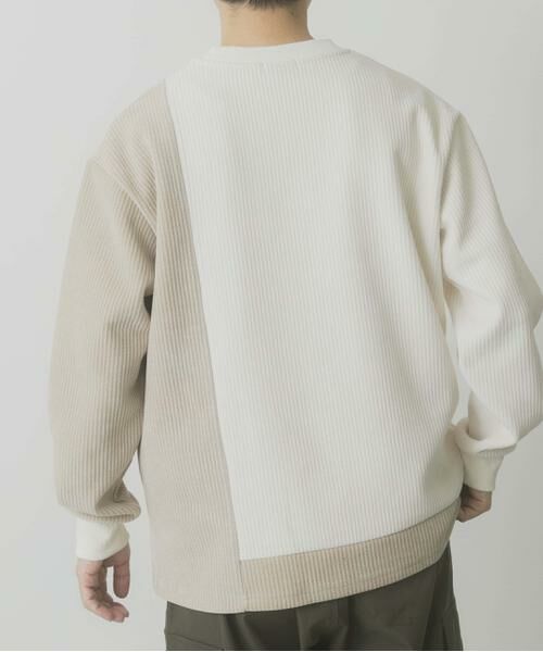 URBAN RESEARCH ITEMS / アーバンリサーチ アイテムズ Tシャツ | バイカラー切替 クルーネックTops | 詳細3