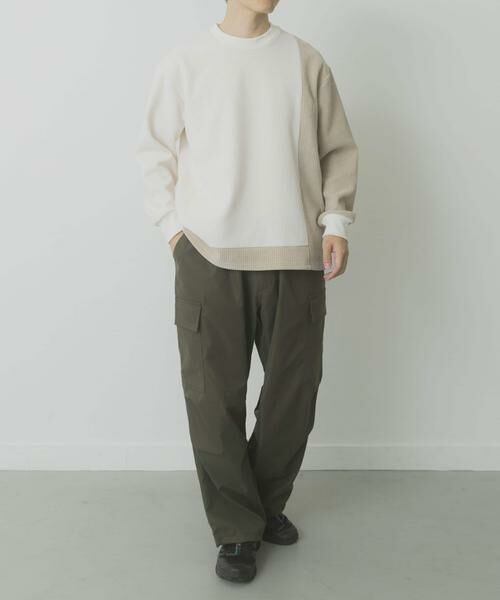 URBAN RESEARCH ITEMS / アーバンリサーチ アイテムズ Tシャツ | バイカラー切替 クルーネックTops | 詳細5