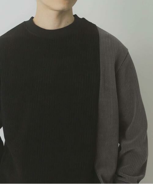 URBAN RESEARCH ITEMS / アーバンリサーチ アイテムズ Tシャツ | バイカラー切替 クルーネックTops | 詳細8