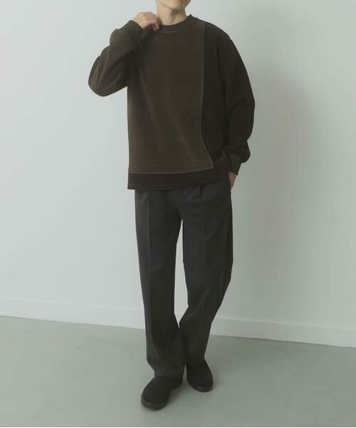 URBAN RESEARCH ITEMS / アーバンリサーチ アイテムズ Tシャツ | バイカラー切替 クルーネックTops | 詳細18