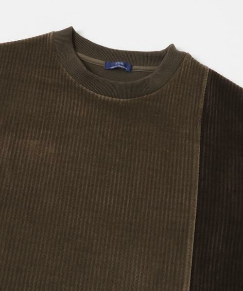 URBAN RESEARCH ITEMS / アーバンリサーチ アイテムズ Tシャツ | バイカラー切替 クルーネックTops | 詳細23