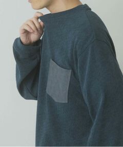 URBAN RESEARCH ITEMS / アーバンリサーチ アイテムズ Tシャツ | ポケット切替ツイードクルーネックtops