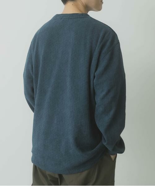 URBAN RESEARCH ITEMS / アーバンリサーチ アイテムズ Tシャツ | ポケット切替ツイードクルーネックtops | 詳細3