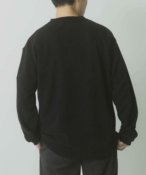 URBAN RESEARCH ITEMS / アーバンリサーチ アイテムズ Tシャツ | ポケット切替ツイードクルーネックtops | 詳細21