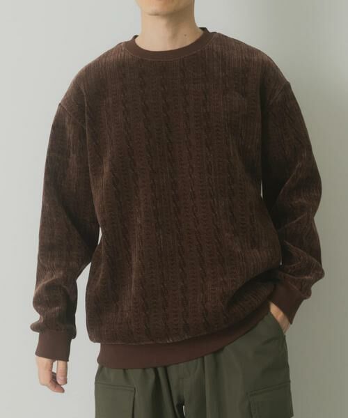 URBAN RESEARCH ITEMS / アーバンリサーチ アイテムズ その他トップス | 発熱機能ケーブル柄カットモールトップス | 詳細2