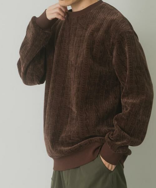 URBAN RESEARCH ITEMS / アーバンリサーチ アイテムズ その他トップス | 発熱機能ケーブル柄カットモールトップス | 詳細3